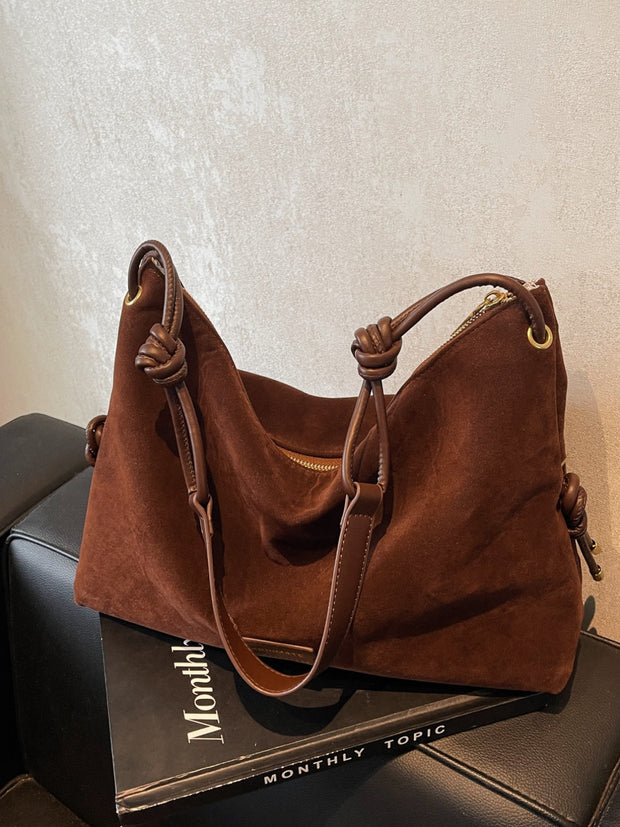 Bolso grande de ante