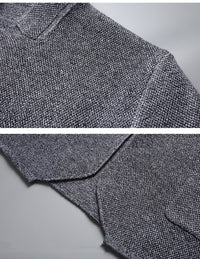 Chaqueta de punto para hombre con cuello mao - Karl