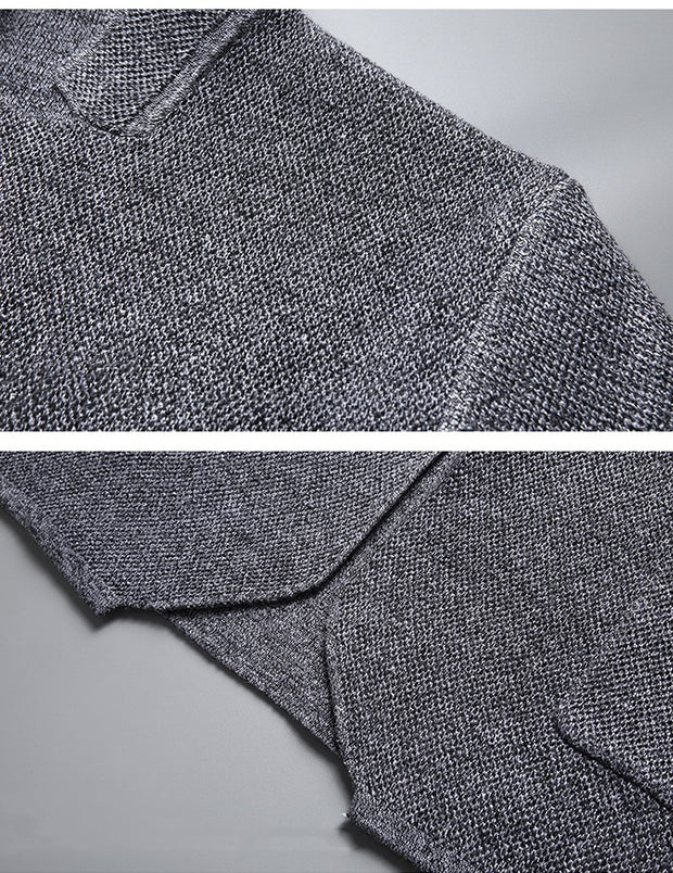 Chaqueta de punto para hombre con cuello mao - Karl