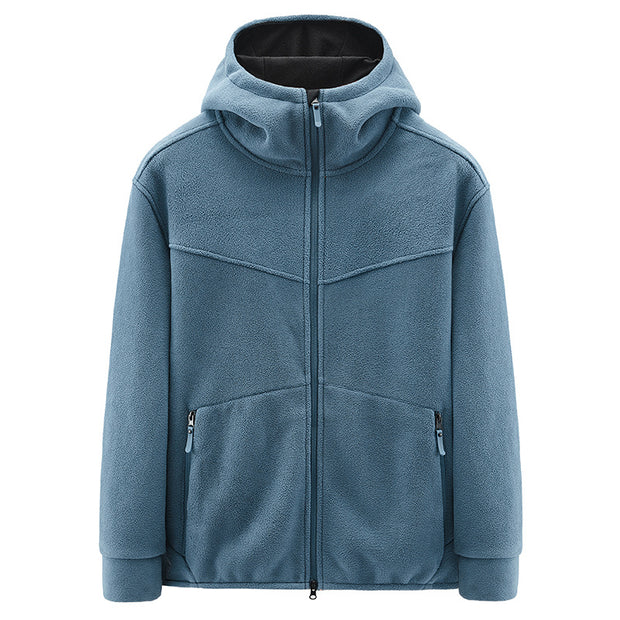 Chaqueta polar para hombre con capucha - Nils