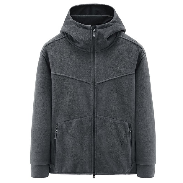 Chaqueta polar para hombre con capucha - Nils