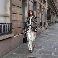 Chaqueta con estampado de leopardo para mujer - Narelle