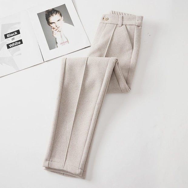 Pantalones para mujer efecto lana cálida - Annelise