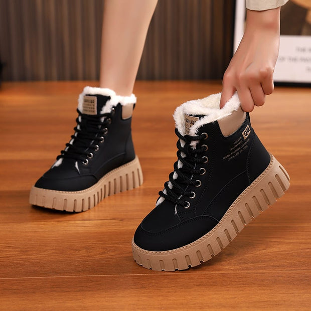Botines para mujer estilo invernal  - Vaelinne