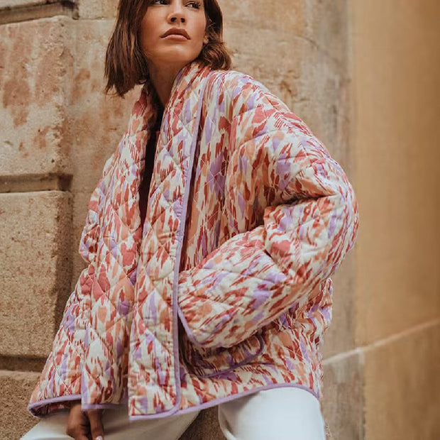 Chaqueta acolchada y estampada para mujer - Erika
