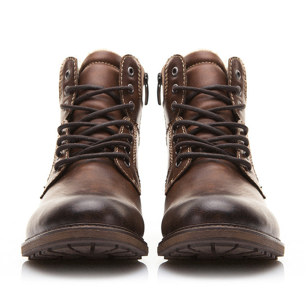 Botas para hombre efecto cuero invierno - Darsen