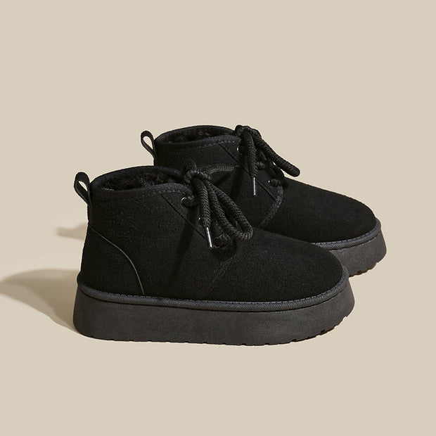 Botas para mujer efecto afelpado envolvente - Lanyra