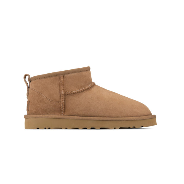 Botines de invierno para mujer en ante con forro de lana - Emilia