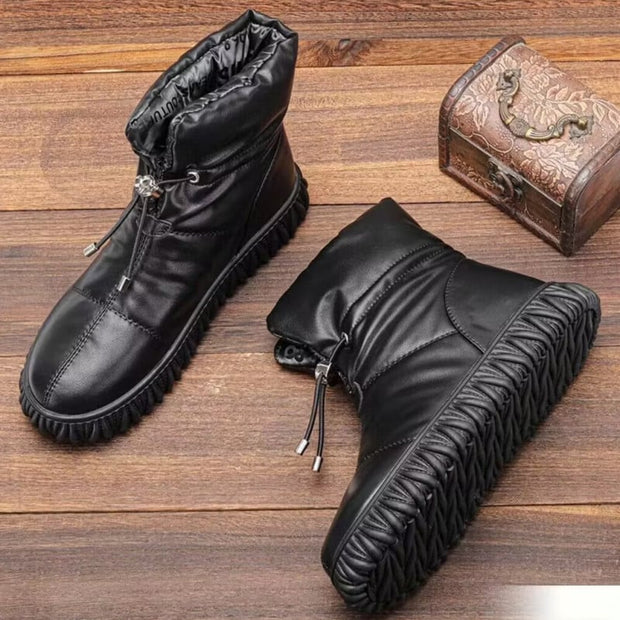 Botines impermeables para mujer acolchados con cordon - Ivonne
