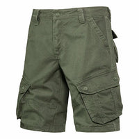 Pantalones cortos hombre bolsillos cargo algodón casual - Jason