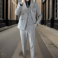 Raoul - Lujoso traje de 3 piezas a cuadros