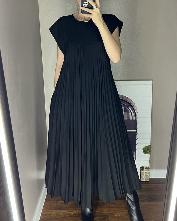 Rachel - Vestido básico de manga corta