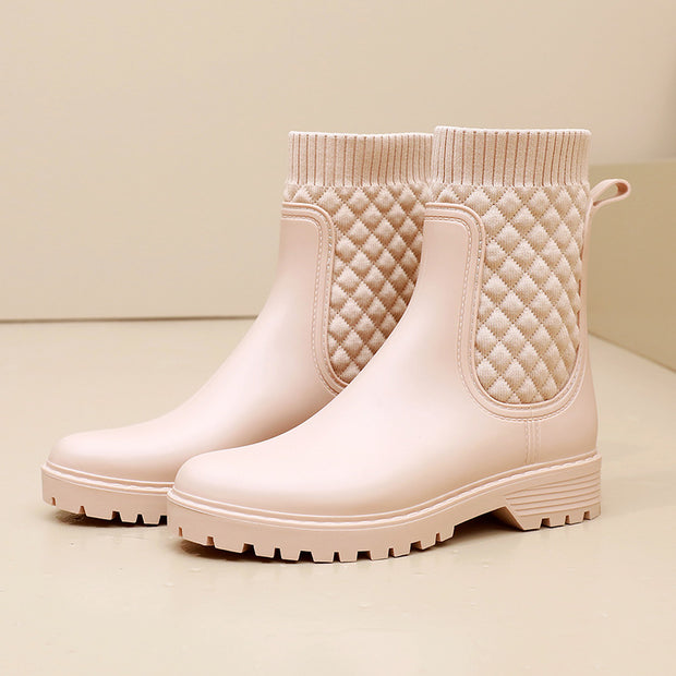 Botas de lluvia para mujer impermeables antideslizantes - Lirena