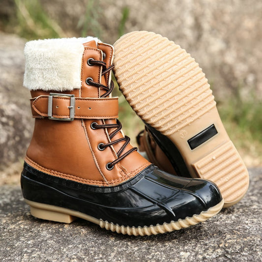 Botas impermeables para mujer con forro calido y suela antideslizante - Maeve