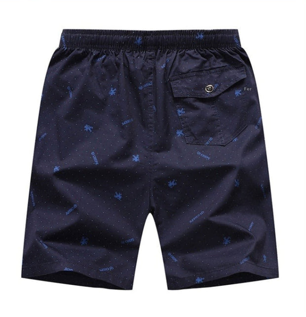Pantalones cortos hombre algodón estampado estilo casual - Iván