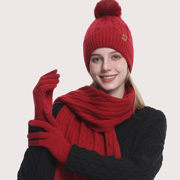 Conjunto gorro bufanda y guantes - Avenia