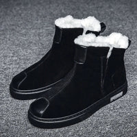 Botines de invierno para hombre en ante con forro calido - Danny