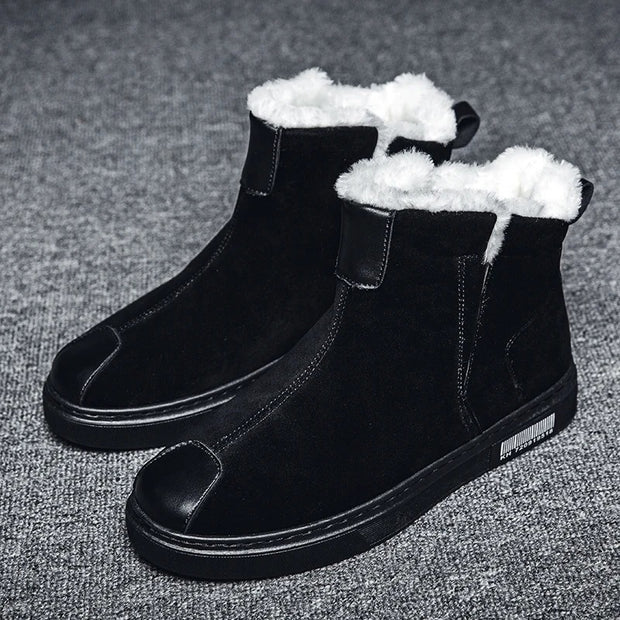 Botines de invierno para hombre en ante con forro calido - Danny