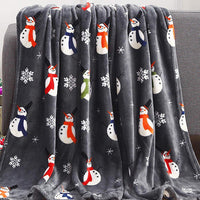 Manta térmica con estampado navideño