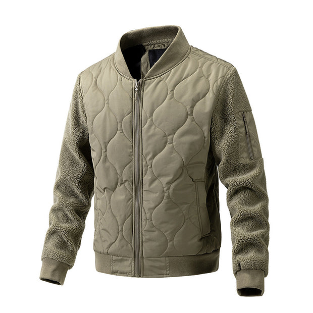 Cazadora bomber para hombre de tejido mixto vegano - Auren
