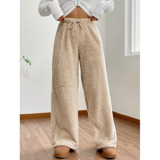 Pantalones para mujer de textura afelpada - Avenne