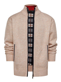 Chaqueta de punto con cremallera y cuello alto - Joshua