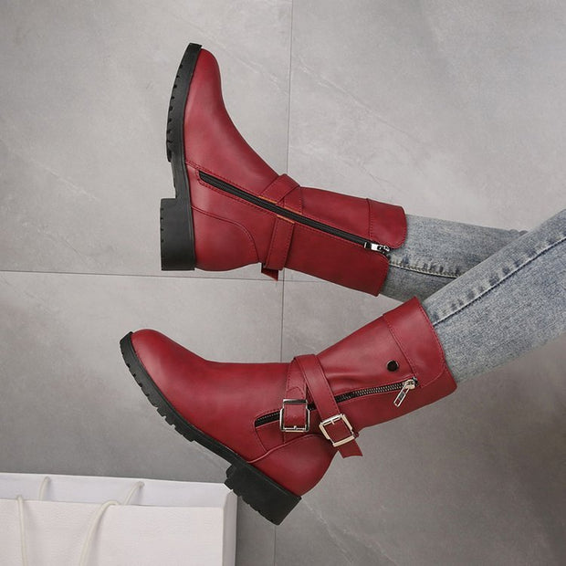 Nina - Botas Martin de tacón bajo