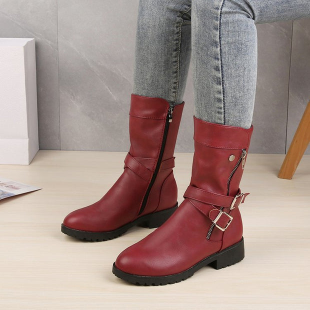 Nina - Botas Martin de tacón bajo