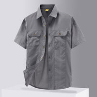 Camisa de trabajo hombre estilo casual con bolsillos - Felipe