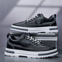 Zapatillas deportivas hombre piel sintética suela elevada - Bruno