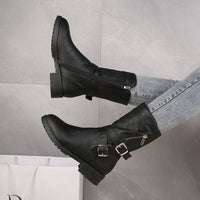 Nina - Botas Martin de tacón bajo