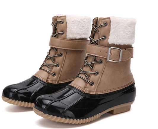 Botas impermeables para mujer con forro calido y suela antideslizante - Maeve