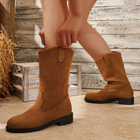 Botas para mujer efecto ante - Naleen