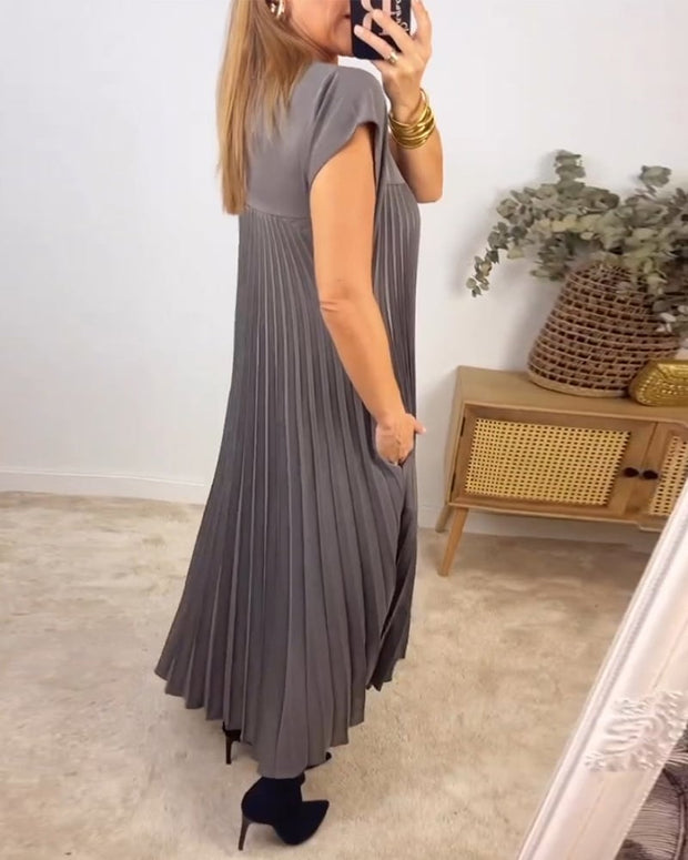 Rachel - Vestido básico de manga corta