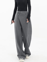 Pantalón para mujer de pierna ancha con cintura estructurada - Arleth