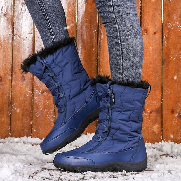 Botas de nieve para mujer efecto acolchado - Ylvina
