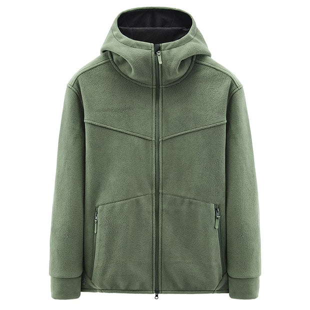 Chaqueta polar para hombre con capucha - Nils