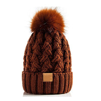 Gorro de punto con pompón para invierno unisex - Norel