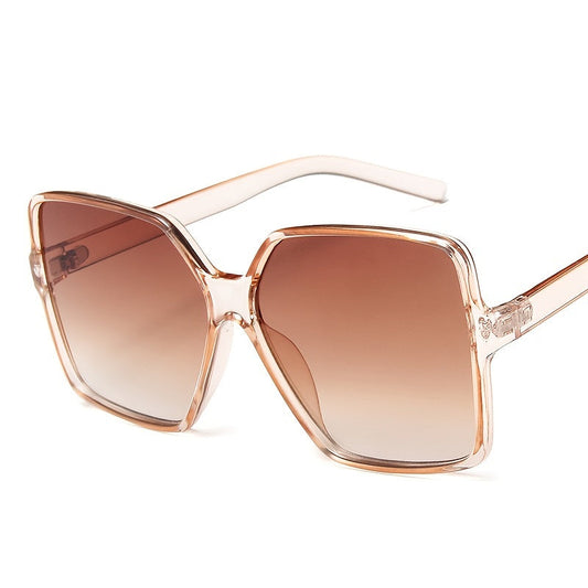 Nolly - Gafas de sol cuadradas con degradado de color