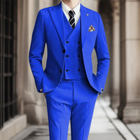 Paolo - Elegante traje de novio de 3 piezas