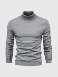 Jersey de cuello alto para hombre, lavable