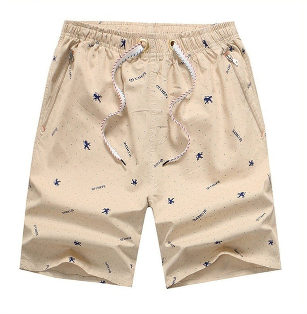 Pantalones cortos hombre algodón estampado estilo casual - Iván