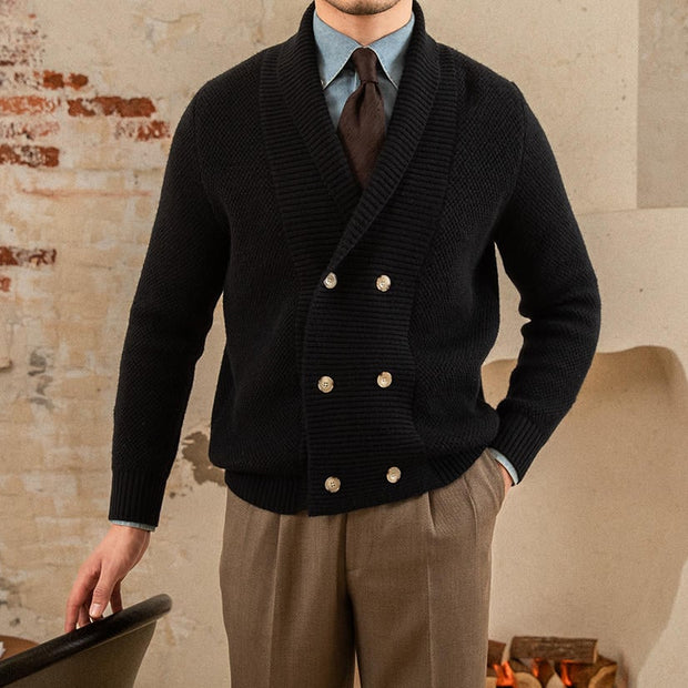 Cardigan premium de punto para hombre - Lizandro