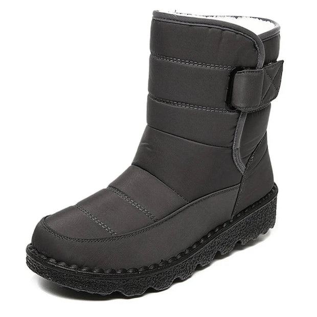Botas de invierno para mujer acolchadas impermeables - Paula