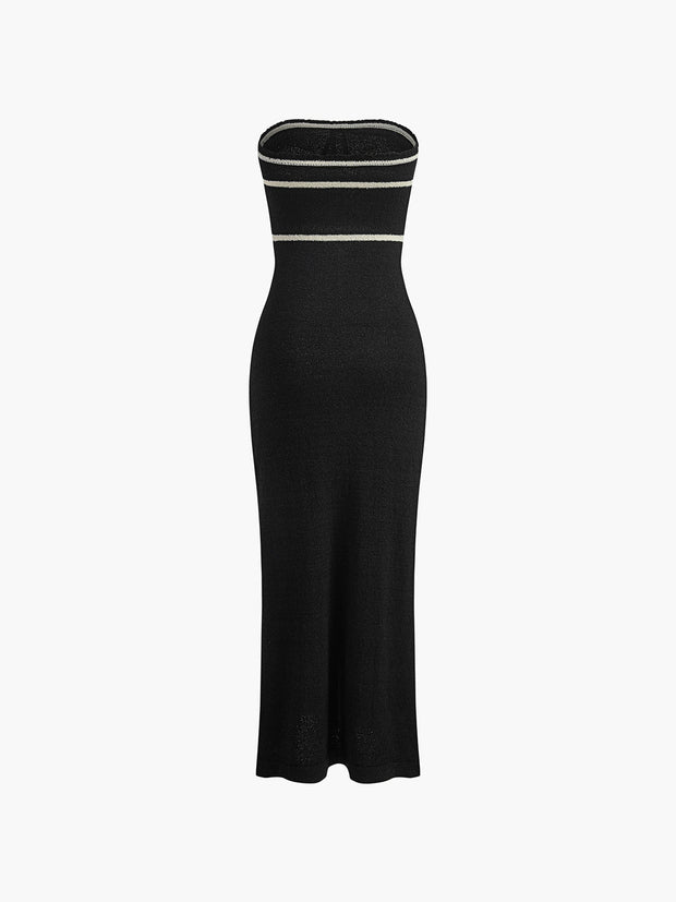 Ruby - Vestido midi de tubo anudado