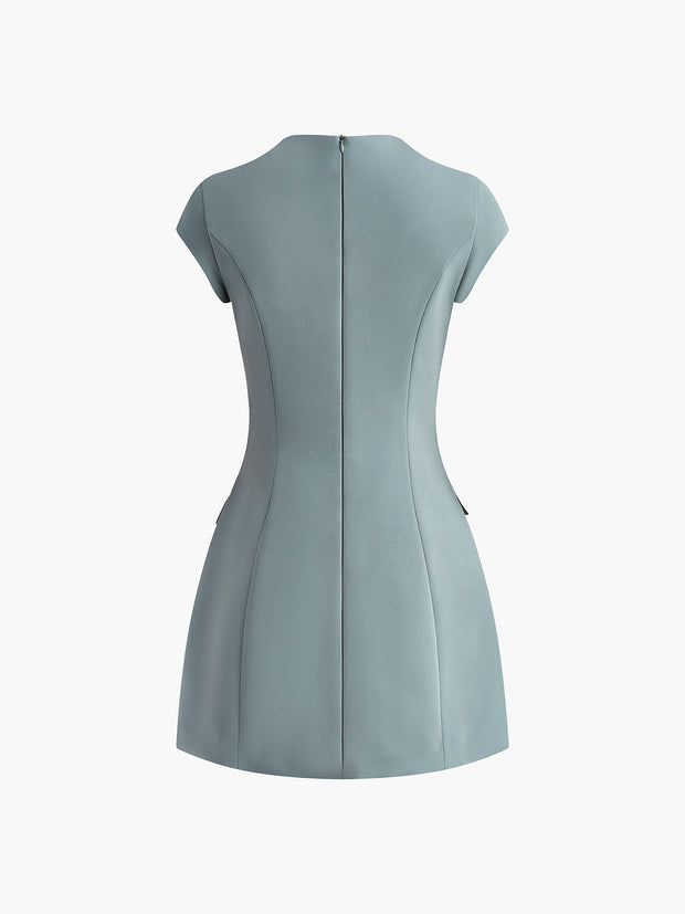 Sadie - Elegante minivestido de línea A