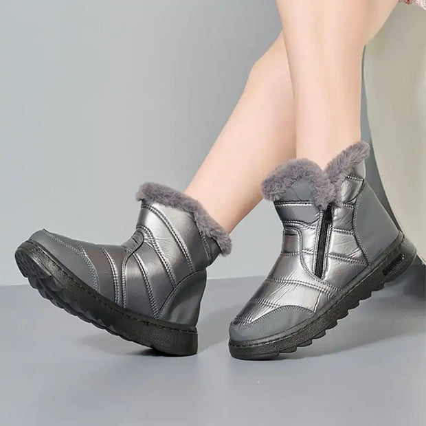 Priscilla - Botas altas de invierno de forro polar