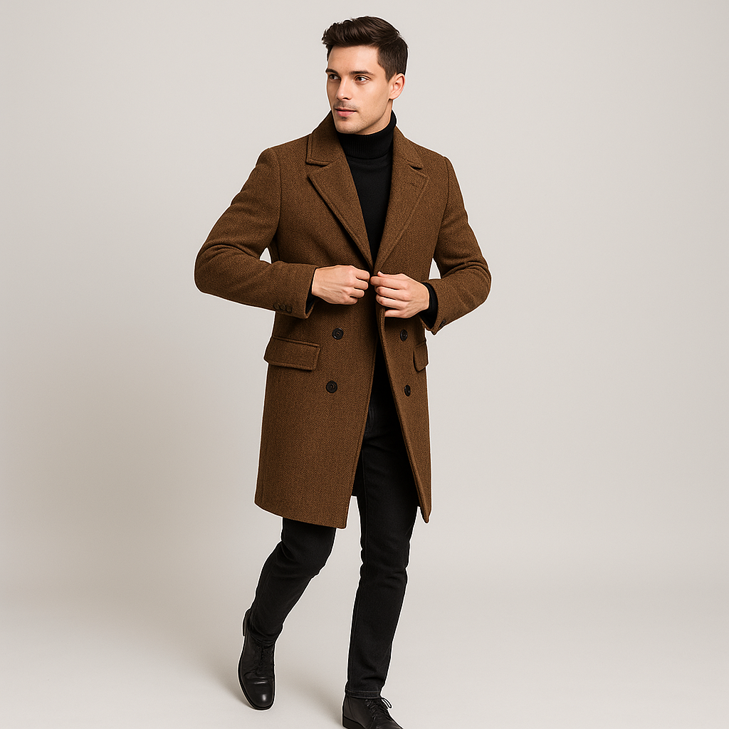 Abrigo clásico y elegante para hombre - Stergen