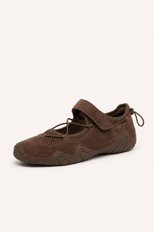 Bailarinas deportivas con tira ajustable y cordones elásticos - Kira