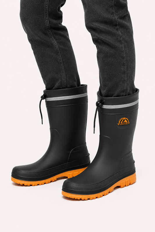 Botas de lluvia hombre media caña antideslizantes - Ryun
